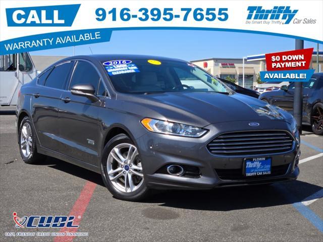 used 2016 Ford Fusion Energi car, priced at $7,788