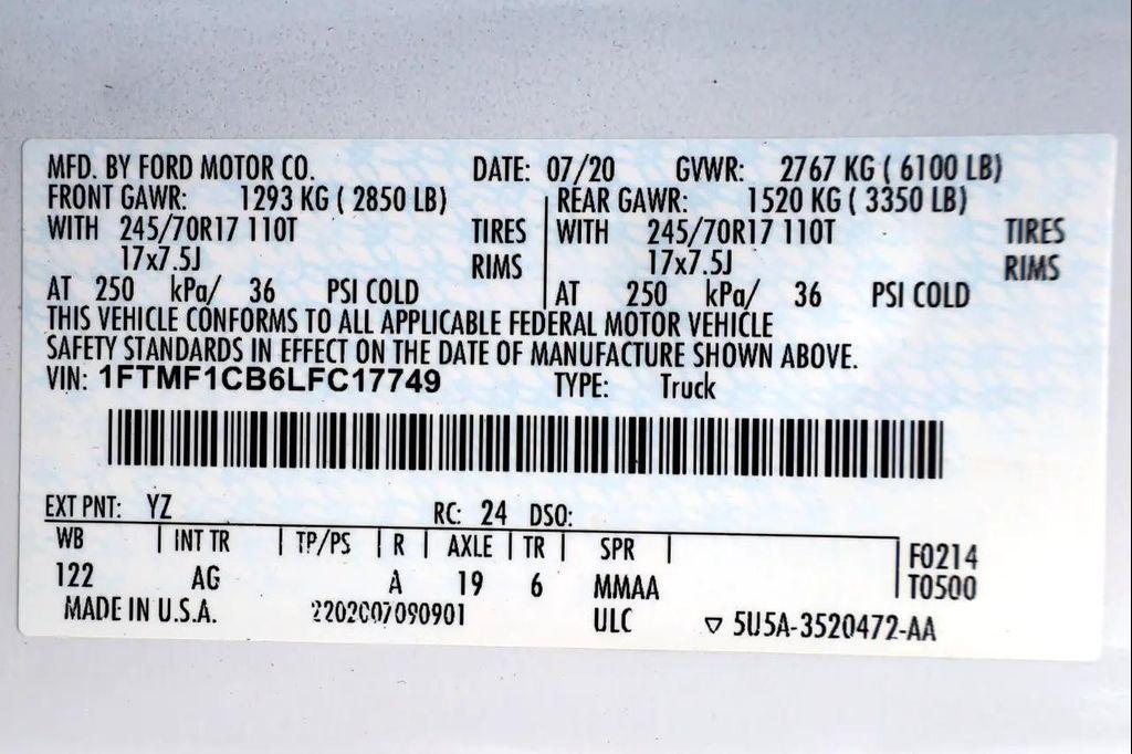 used 2020 Ford F-150 car, priced at $12,999