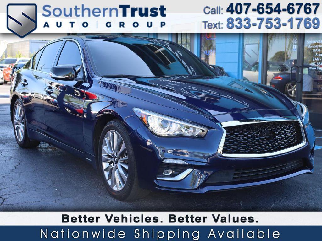 used 2021 INFINITI Q50 car, priced at $22,999