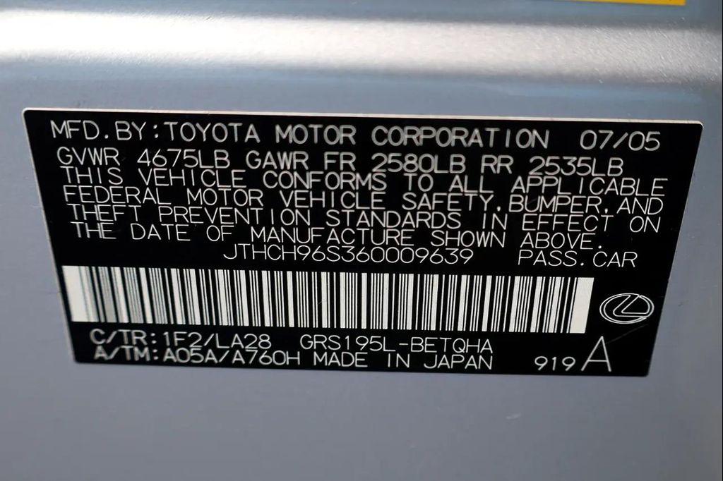 used 2006 Lexus GS 300 car, priced at $13,999