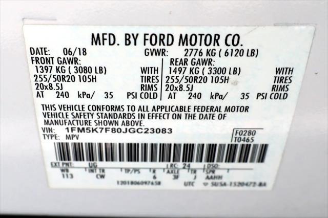used 2018 Ford Explorer car, priced at $19,999