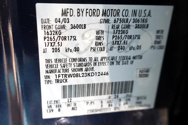 used 2003 Ford F-150 car, priced at $10,999