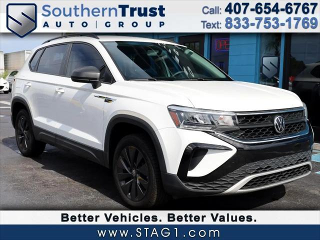 used 2022 Volkswagen Taos car, priced at $18,999