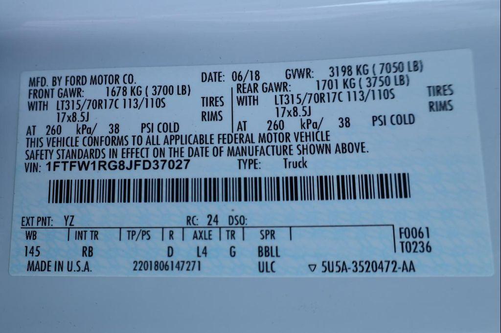 used 2018 Ford F-150 car, priced at $46,999