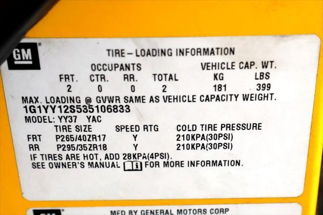 used 2003 Chevrolet Corvette car, priced at $27,999