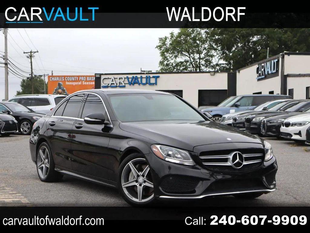 used 2015 Mercedes-Benz C-Class car, priced at $13,995