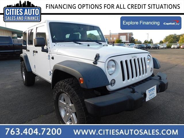 used 2014 Jeep Wrangler Unlimited car, priced at $20,888