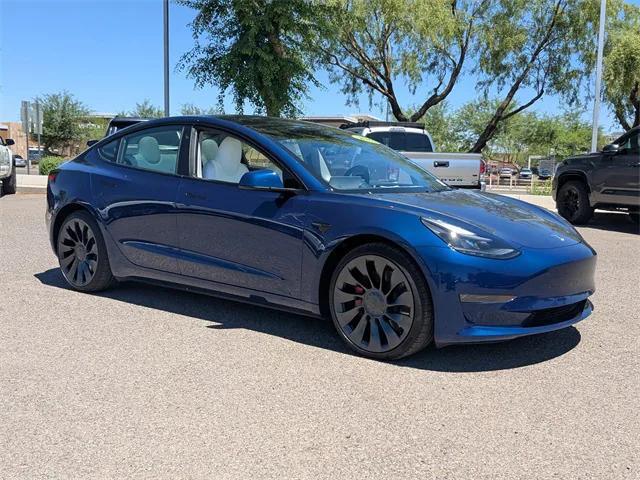 used 2023 Tesla Model 3 car, priced at $32,250