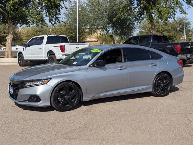 used 2021 Honda Accord car, priced at $23,807