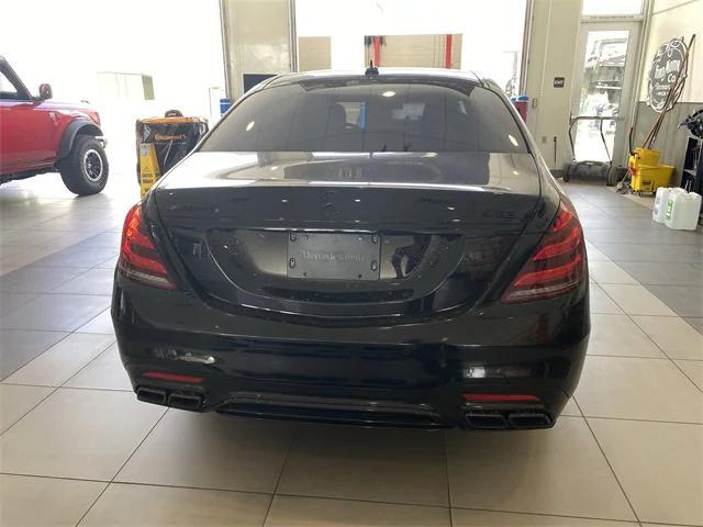 used 2018 Mercedes-Benz AMG S 63 car, priced at $52,899