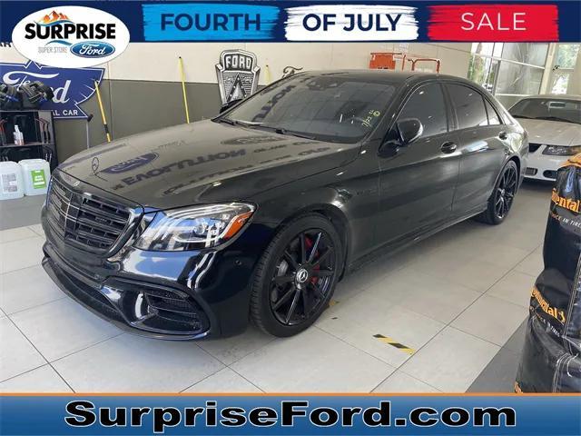 used 2018 Mercedes-Benz AMG S 63 car, priced at $52,899