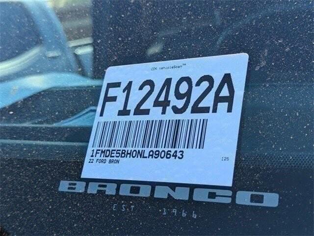 used 2022 Ford Bronco car, priced at $35,750