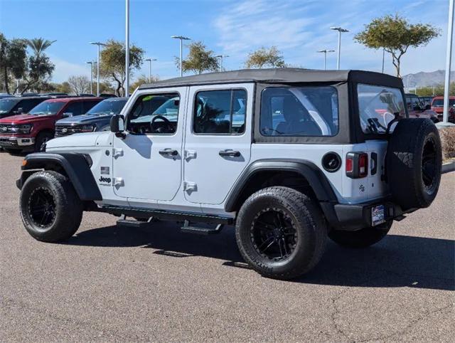 used 2022 Jeep Wrangler Unlimited car, priced at $24,981