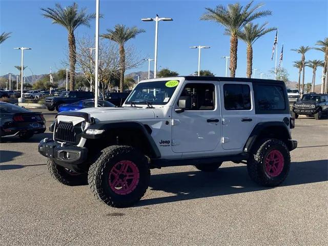 used 2021 Jeep Wrangler Unlimited car, priced at $39,169