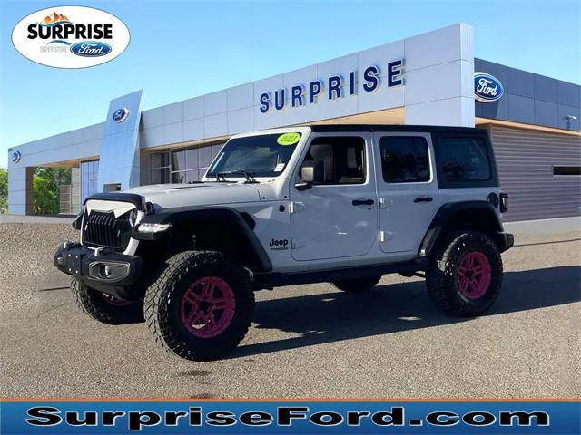 used 2021 Jeep Wrangler Unlimited car, priced at $39,169