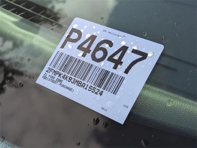 used 2021 Ford Edge car, priced at $23,781