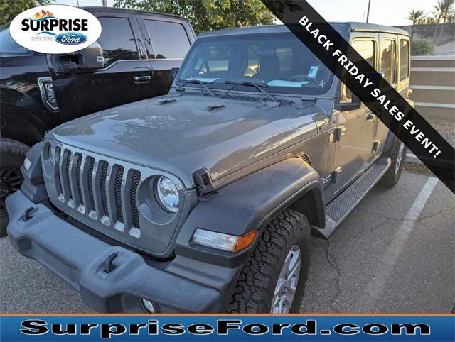 used 2020 Jeep Wrangler Unlimited car, priced at $27,481