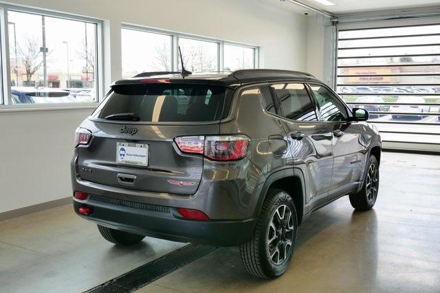 used 2021 Jeep Compass car, priced at $19,999