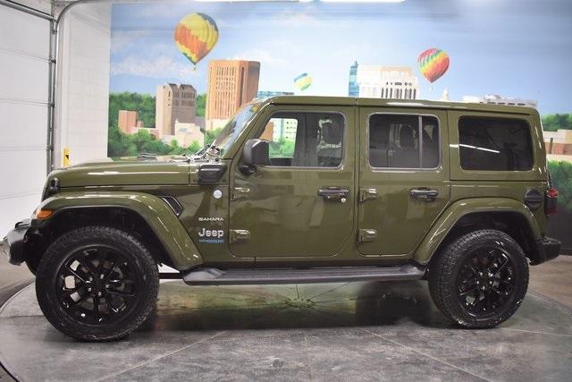 used 2021 Jeep Wrangler Unlimited 4xe car, priced at $32,999