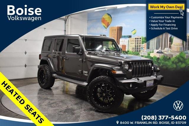 used 2018 Jeep Wrangler Unlimited car, priced at $28,499