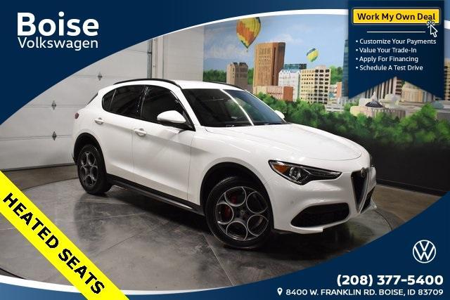 used 2018 Alfa Romeo Stelvio car, priced at $19,999