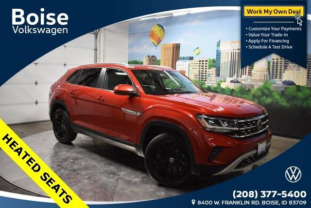 used 2022 Volkswagen Atlas Cross Sport car, priced at $29,999