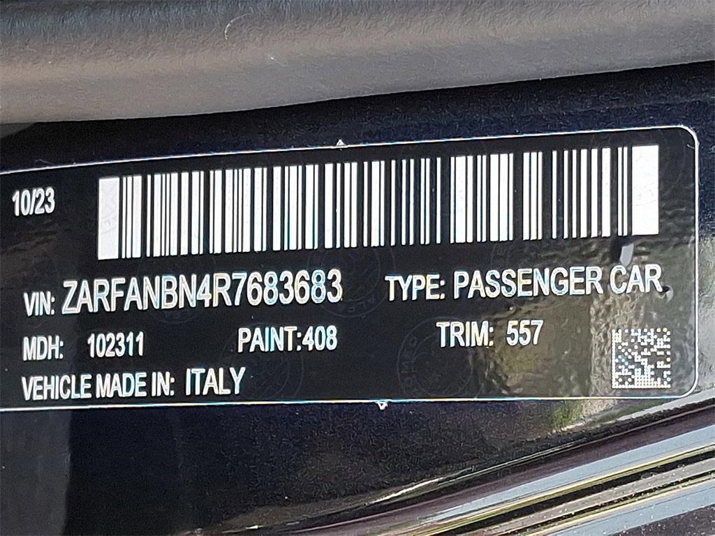 new 2024 Alfa Romeo Giulia car, priced at $51,670
