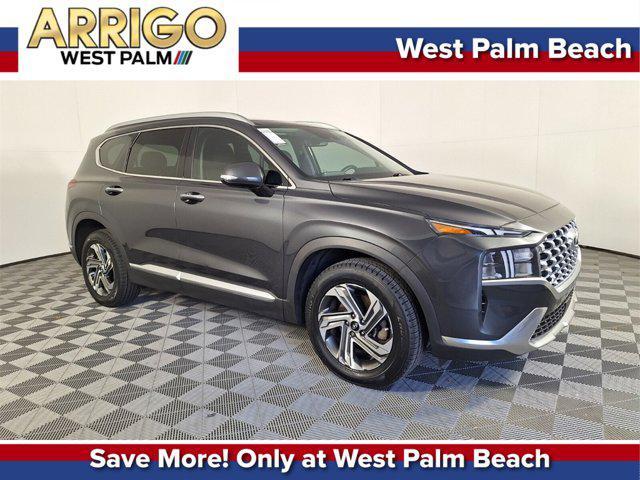 used 2021 Hyundai Santa Fe car, priced at $21,179