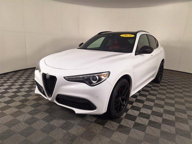 used 2021 Alfa Romeo Stelvio car, priced at $22,498