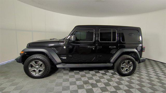 used 2021 Jeep Wrangler Unlimited car, priced at $26,555