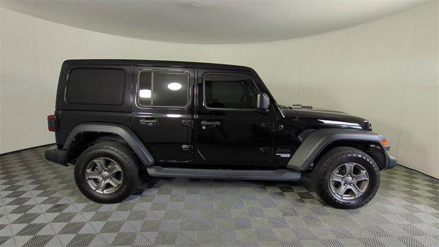 used 2021 Jeep Wrangler Unlimited car, priced at $26,555