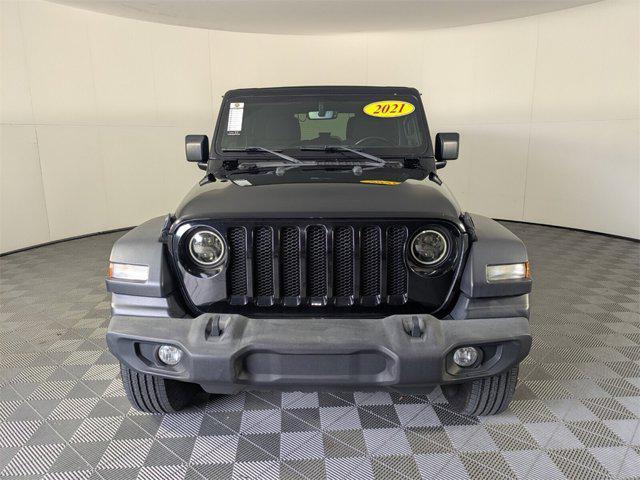 used 2021 Jeep Wrangler Unlimited car, priced at $26,555
