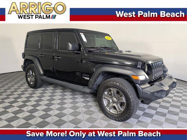 used 2021 Jeep Wrangler Unlimited car, priced at $28,988