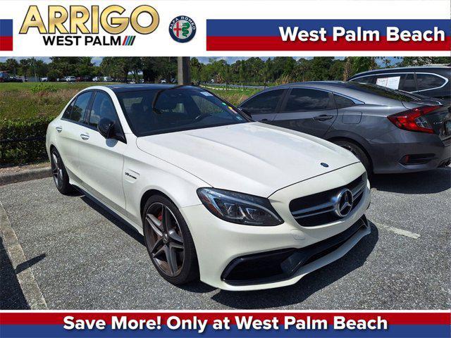 used 2016 Mercedes-Benz AMG C car, priced at $37,560