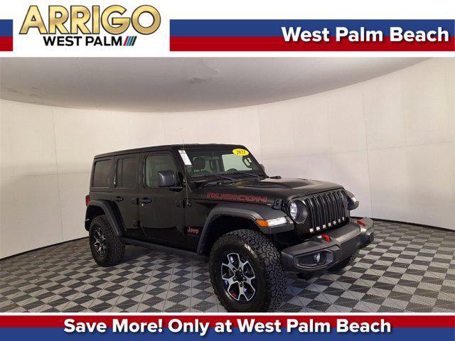 used 2021 Jeep Wrangler Unlimited car, priced at $34,126