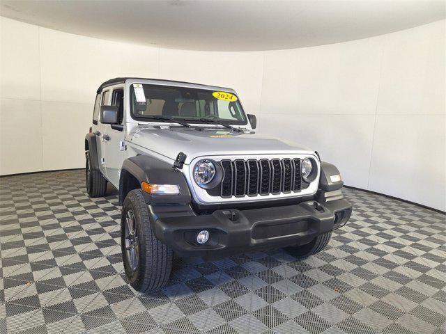 used 2024 Jeep Wrangler car, priced at $33,901