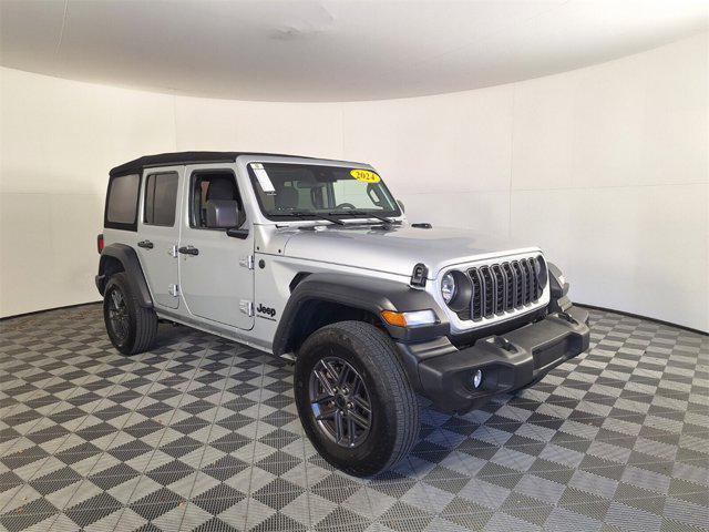 used 2024 Jeep Wrangler car, priced at $33,901