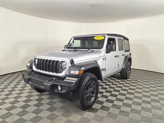 used 2024 Jeep Wrangler car, priced at $33,901