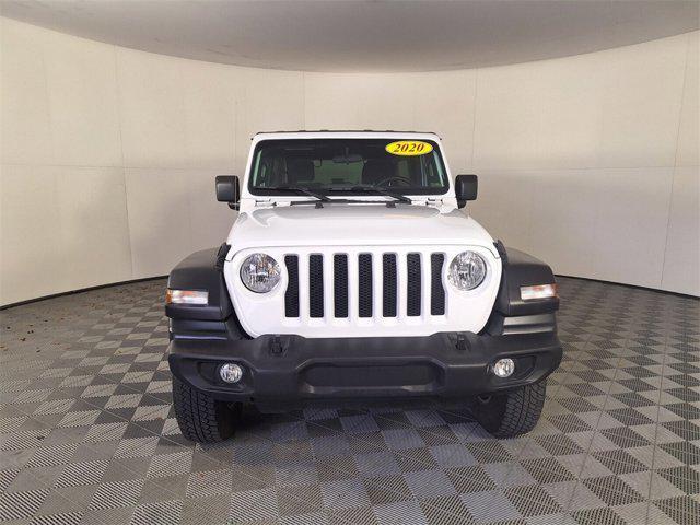 used 2020 Jeep Wrangler Unlimited car, priced at $29,393