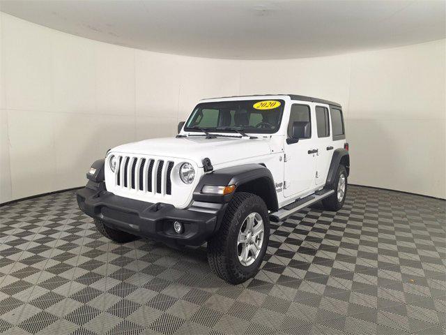 used 2020 Jeep Wrangler Unlimited car, priced at $29,393