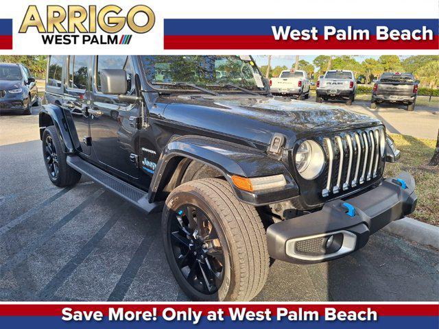 used 2022 Jeep Wrangler Unlimited 4xe car, priced at $33,800