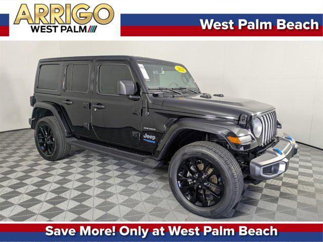 used 2022 Jeep Wrangler Unlimited 4xe car, priced at $33,042