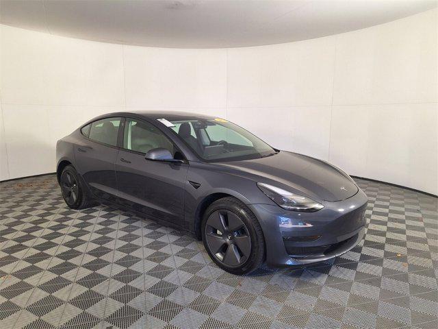 used 2023 Tesla Model 3 car, priced at $27,000