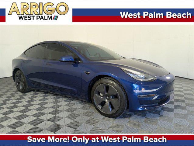 used 2021 Tesla Model 3 car, priced at $20,255