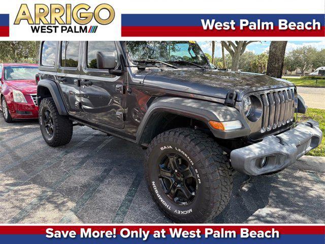 used 2021 Jeep Wrangler Unlimited car, priced at $25,817