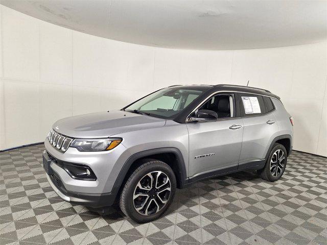 used 2022 Jeep Compass car, priced at $21,091