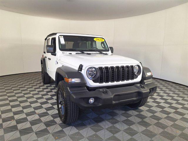 used 2024 Jeep Wrangler car, priced at $34,235