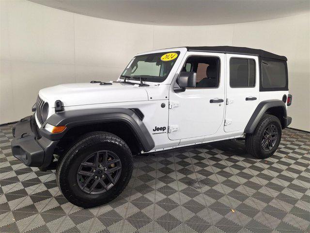 used 2024 Jeep Wrangler car, priced at $34,235