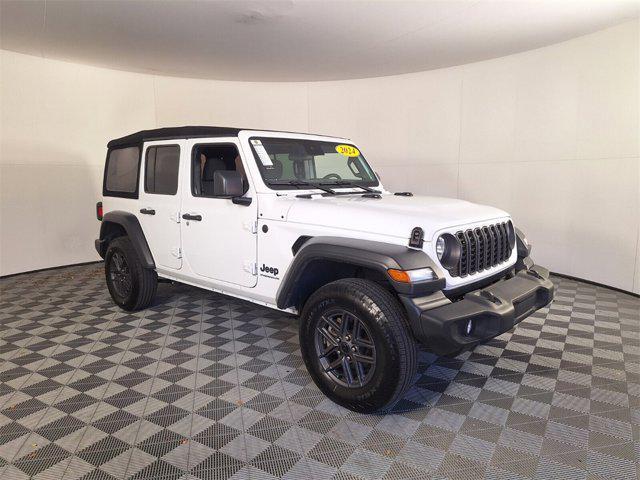 used 2024 Jeep Wrangler car, priced at $34,235