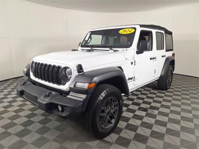 used 2024 Jeep Wrangler car, priced at $34,235